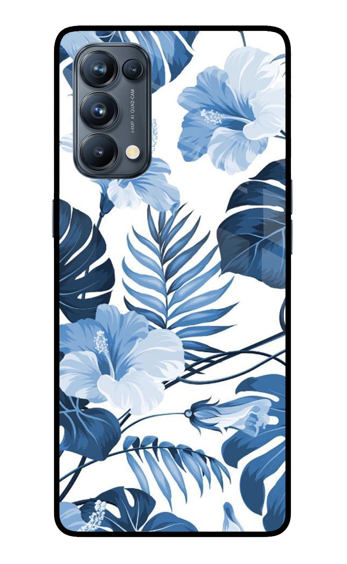 Fabric Art Oppo Reno5 Pro 5G Glass Case