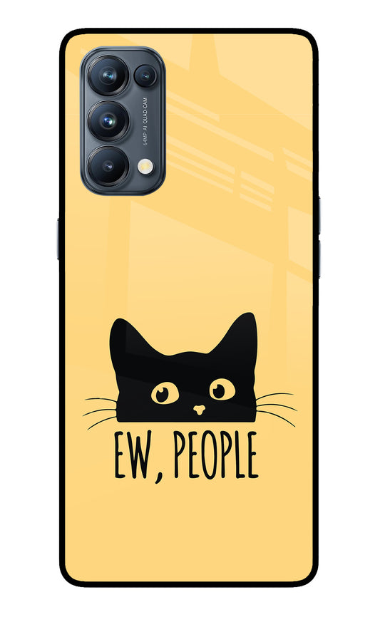 Ew People Catitude Oppo Reno5 Pro 5G Glass Case