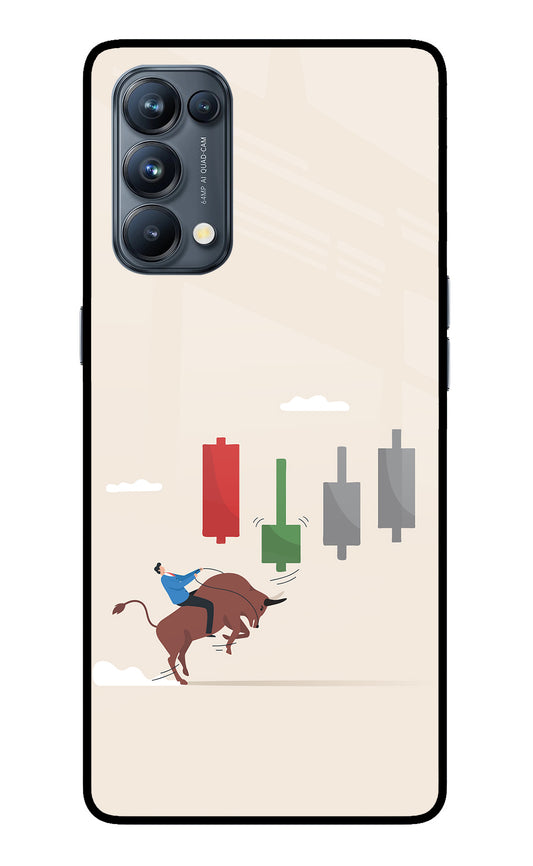 Bull Trading Momentum Oppo Reno5 Pro 5G Glass Case