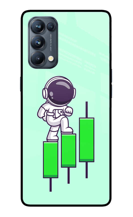 Astronaut Trader Oppo Reno5 Pro 5G Glass Case