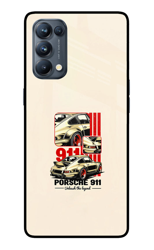 Classic Porsche 911 Oppo Reno5 Pro 5G Glass Case