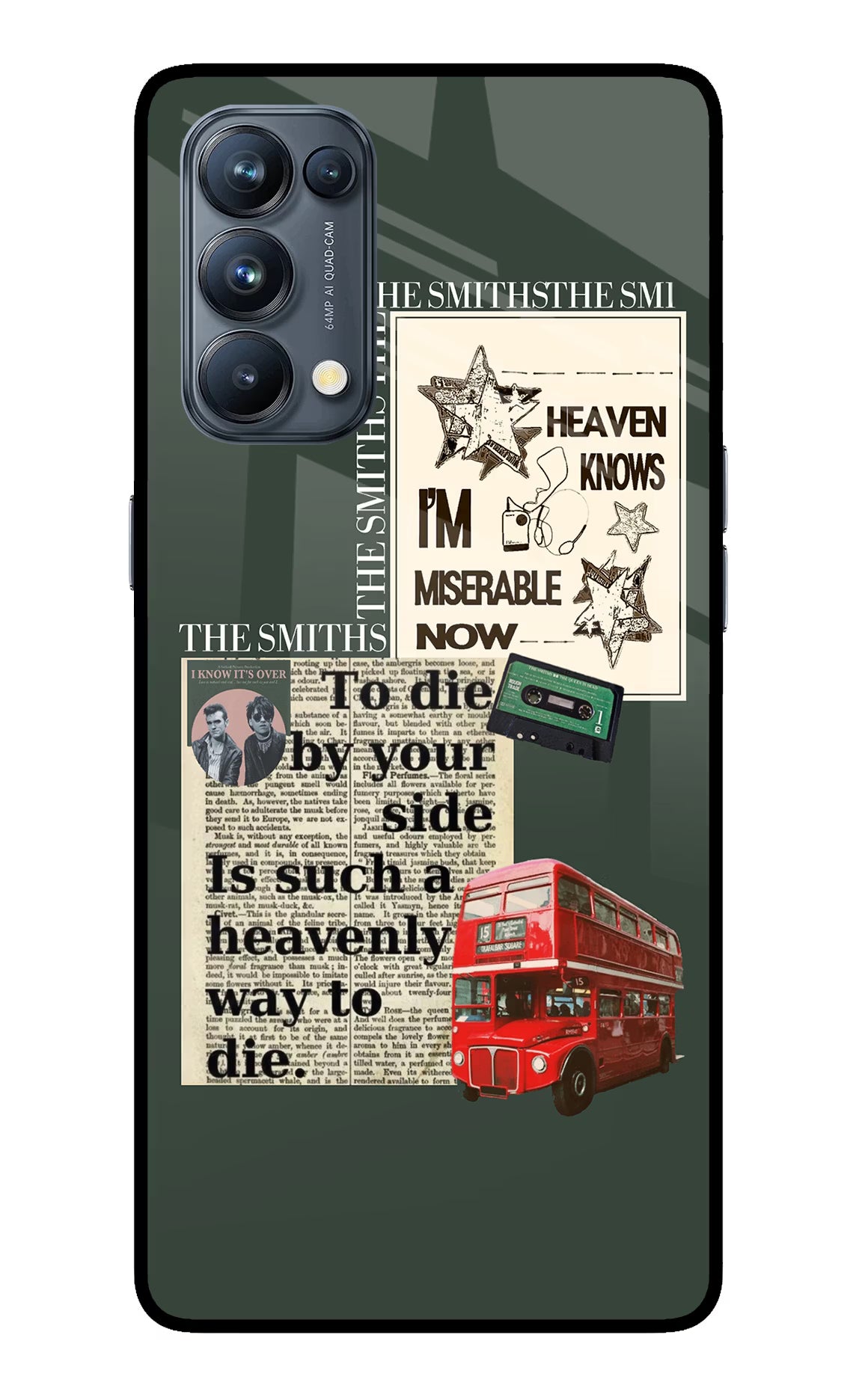 The Smiths Oppo Reno5 Pro 5G Glass Case Back Cover by Casekaro