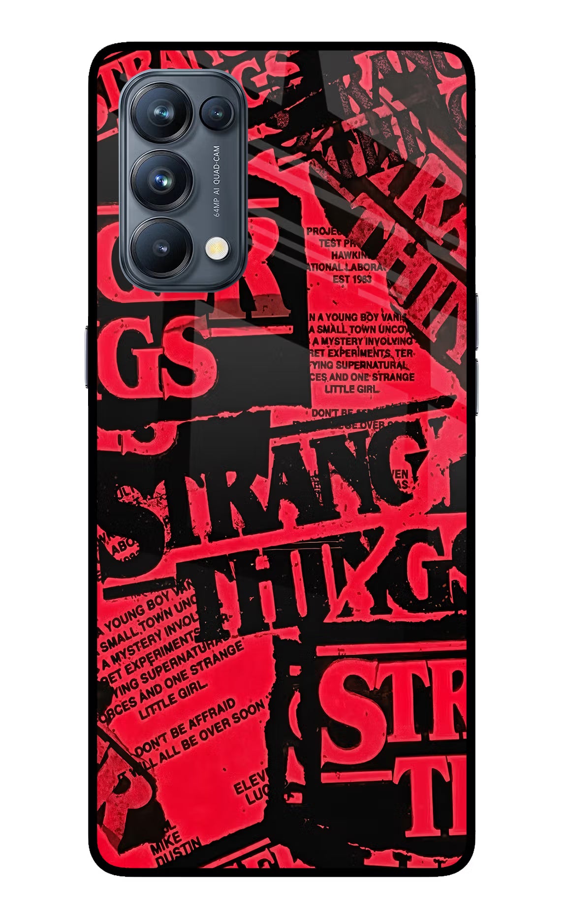 Ordinary Things Oppo Reno5 Pro 5G Glass Case Back Cover by Casekaro