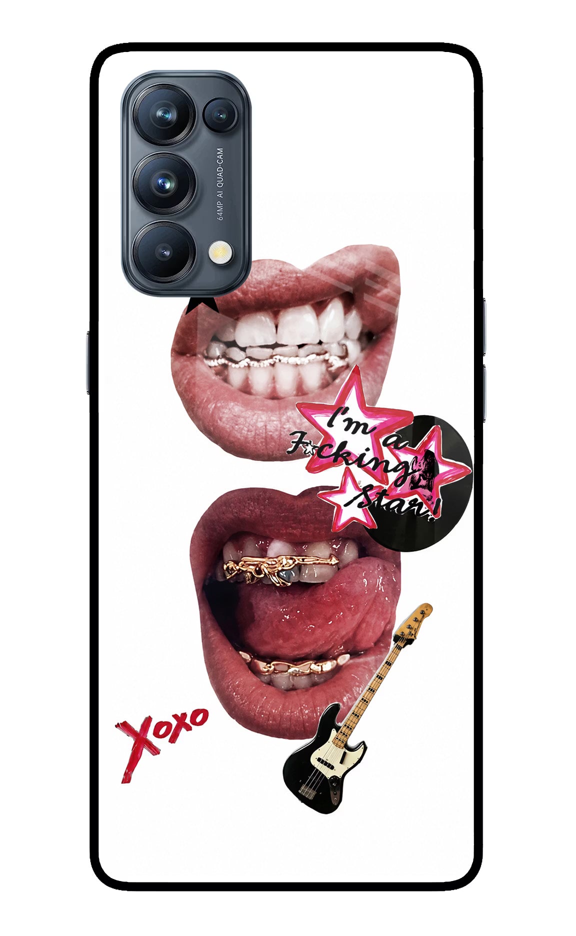 Rockstar Oppo Reno5 Pro 5G Glass Case
