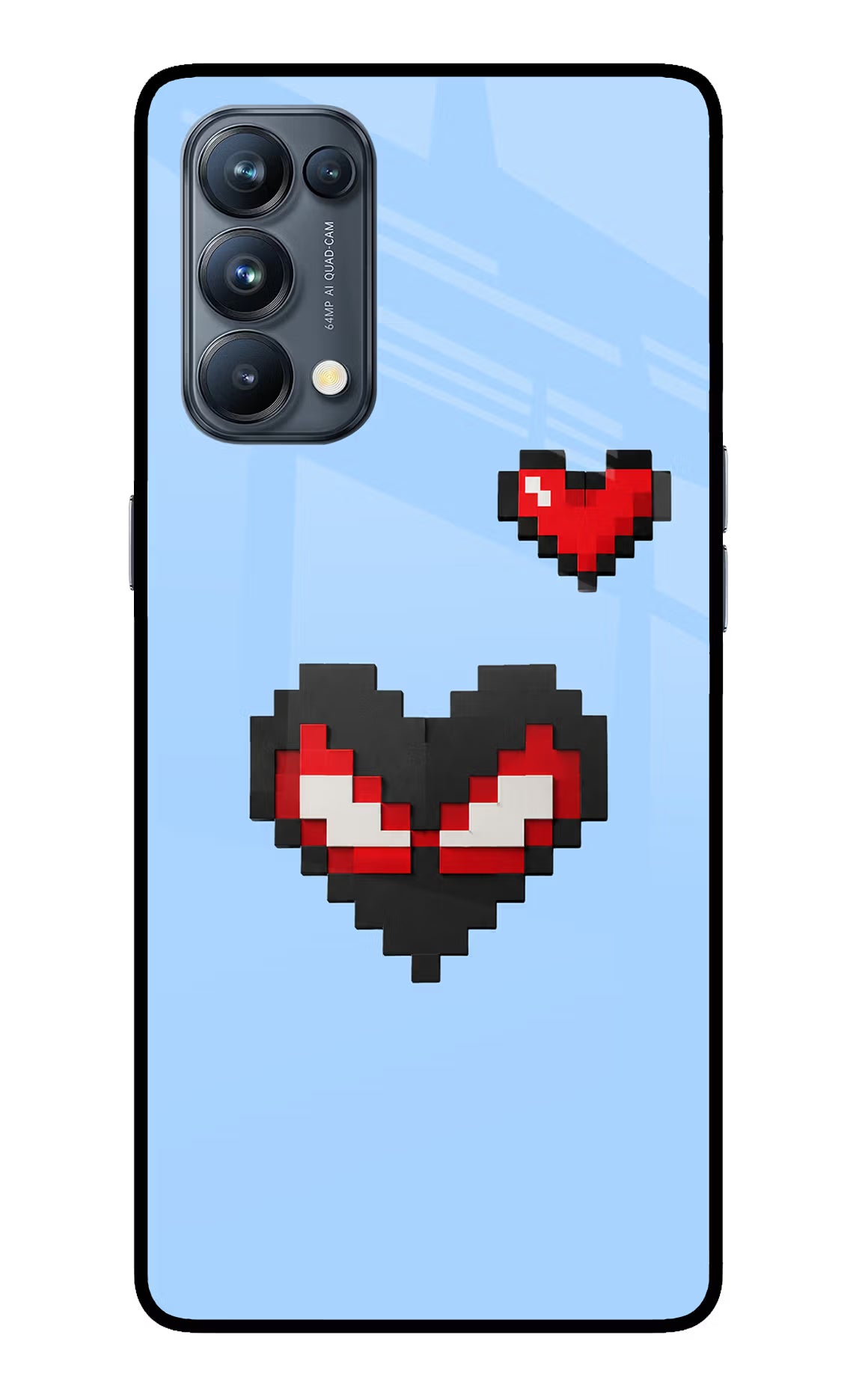 Peter Heart Oppo Reno5 Pro 5G Glass Case