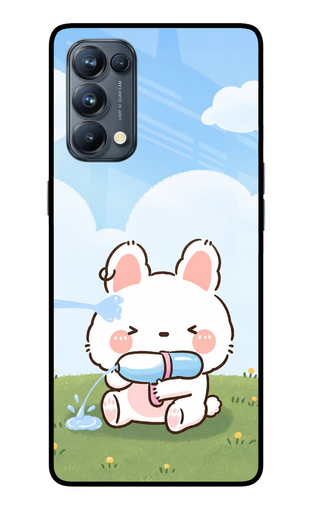 Bunny Treat Oppo Reno5 Pro 5G Glass Case