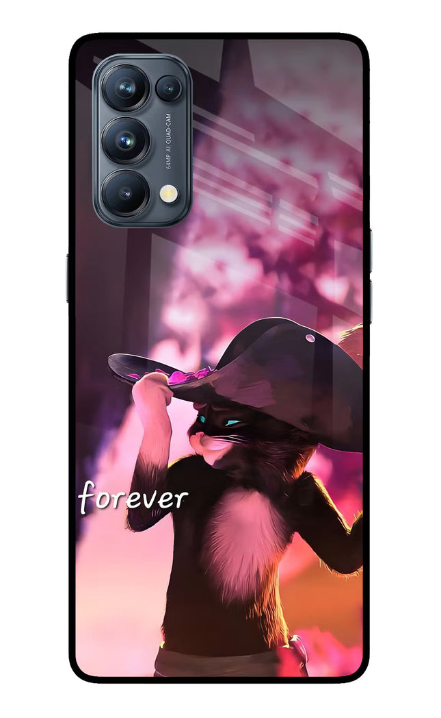 Forever Cat Oppo Reno5 Pro 5G Glass Case