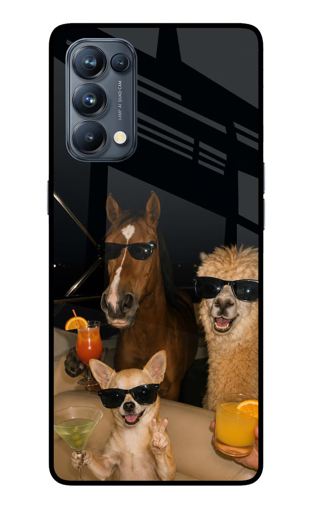 Party Squad Oppo Reno5 Pro 5G Glass Case