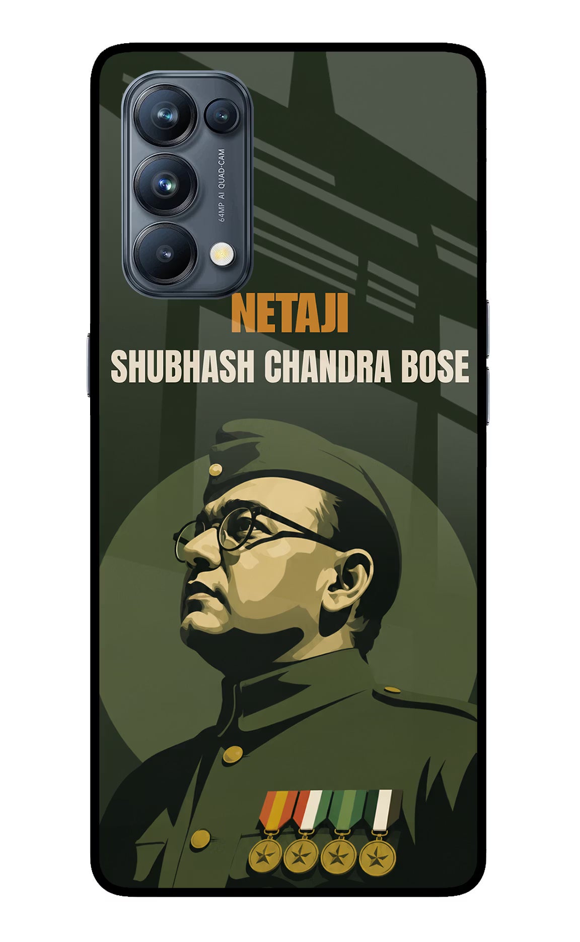 Netaji Legacy Oppo Reno5 Pro 5G Glass Case