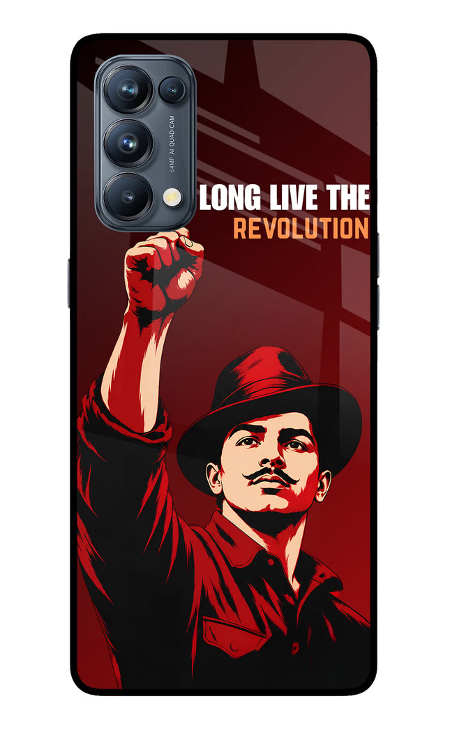 Bhagat Singh Revolution Oppo Reno5 Pro 5G Glass Case
