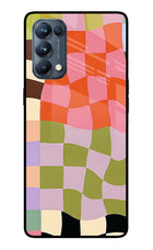 Wavy Grid Oppo Reno5 Pro 5G Glass Case