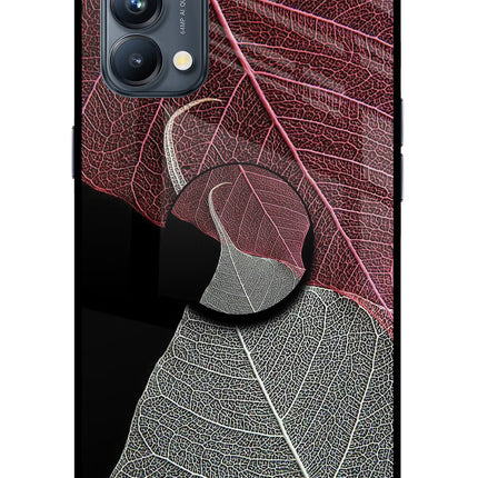 Leaf Pattern Oppo Reno5 Pro 5G Pop Case by Casekaro
