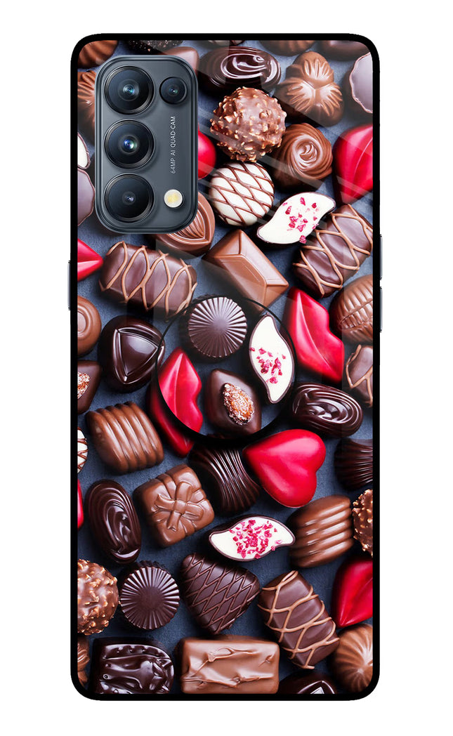 Chocolates Oppo Reno5 Pro 5G Pop Case by Casekaro