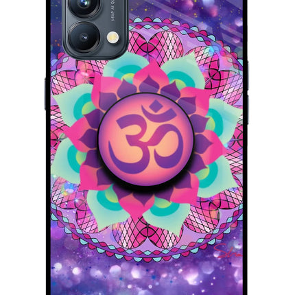 Om Purple Oppo Reno5 Pro 5G Pop Case by Casekaro
