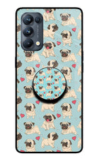 Pug Dog Oppo Reno5 Pro 5G Glass Case