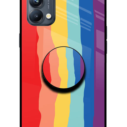 Rainbow Oppo Reno5 Pro 5G Pop Case by Casekaro