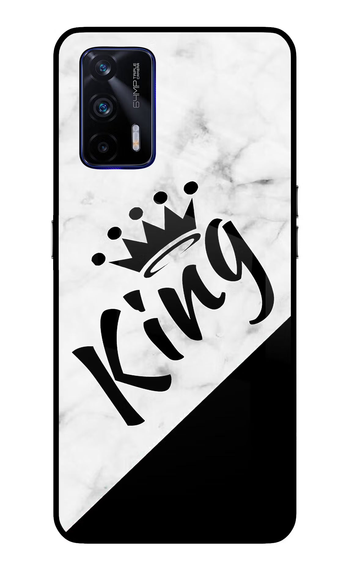 King Realme GT 5G Glass Case Back Cover by Casekaro