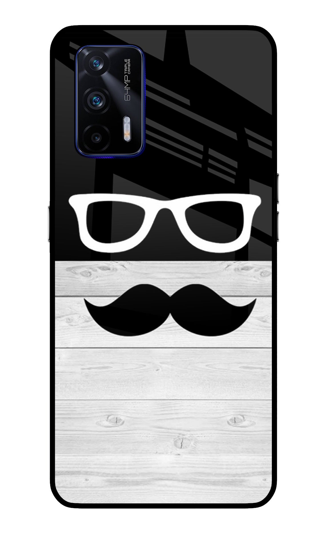 Mustache Realme GT 5G Glass Case