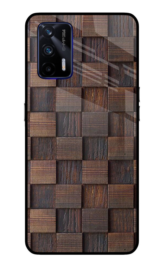 Wooden Cube Design Realme GT 5G Glass Case