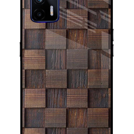 Wooden Cube Design Realme GT 5G Glass Case