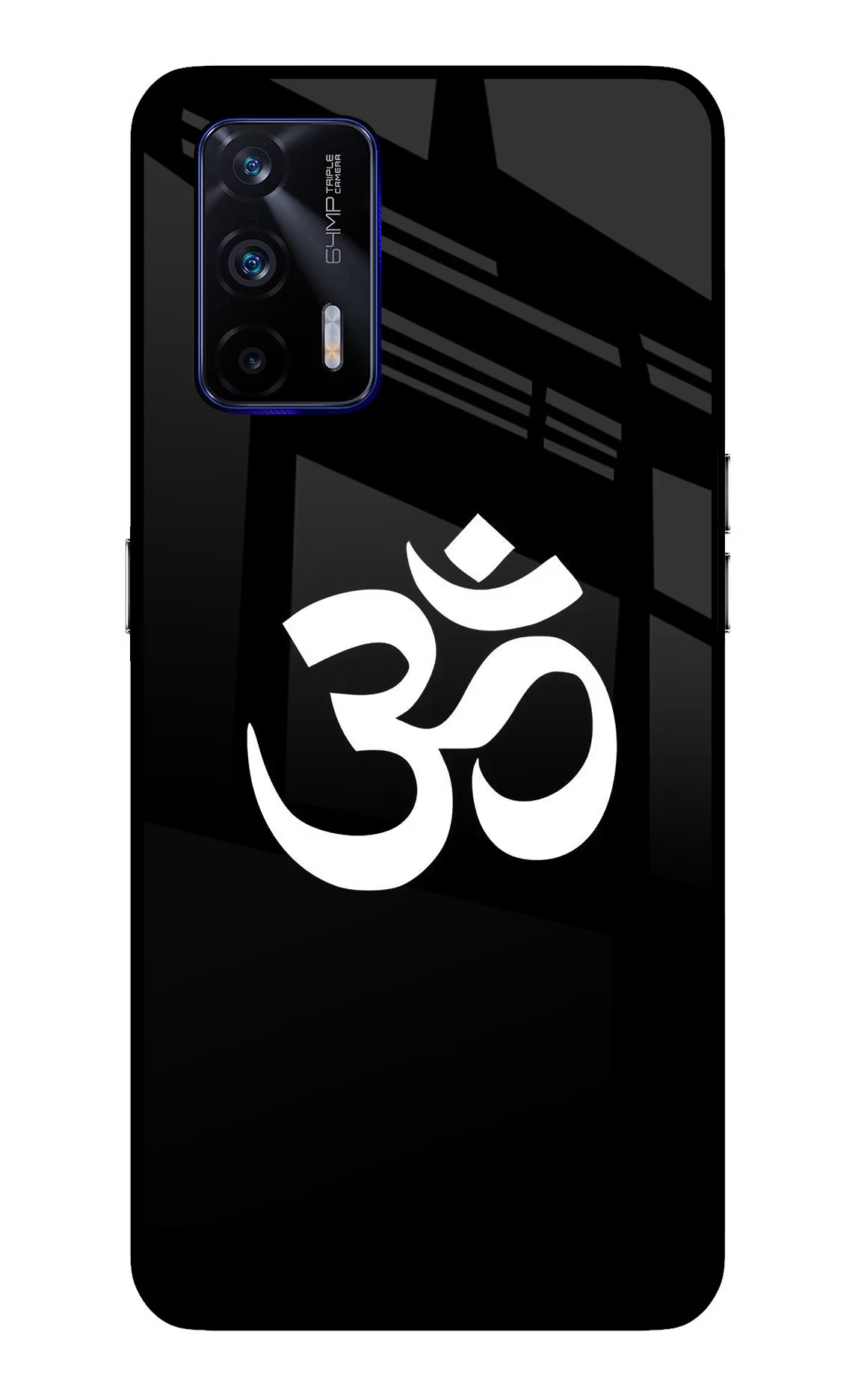 Om Realme GT 5G Glass Case Back Cover by Casekaro