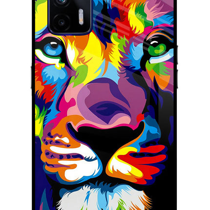 Lion Realme GT 5G Glass Case