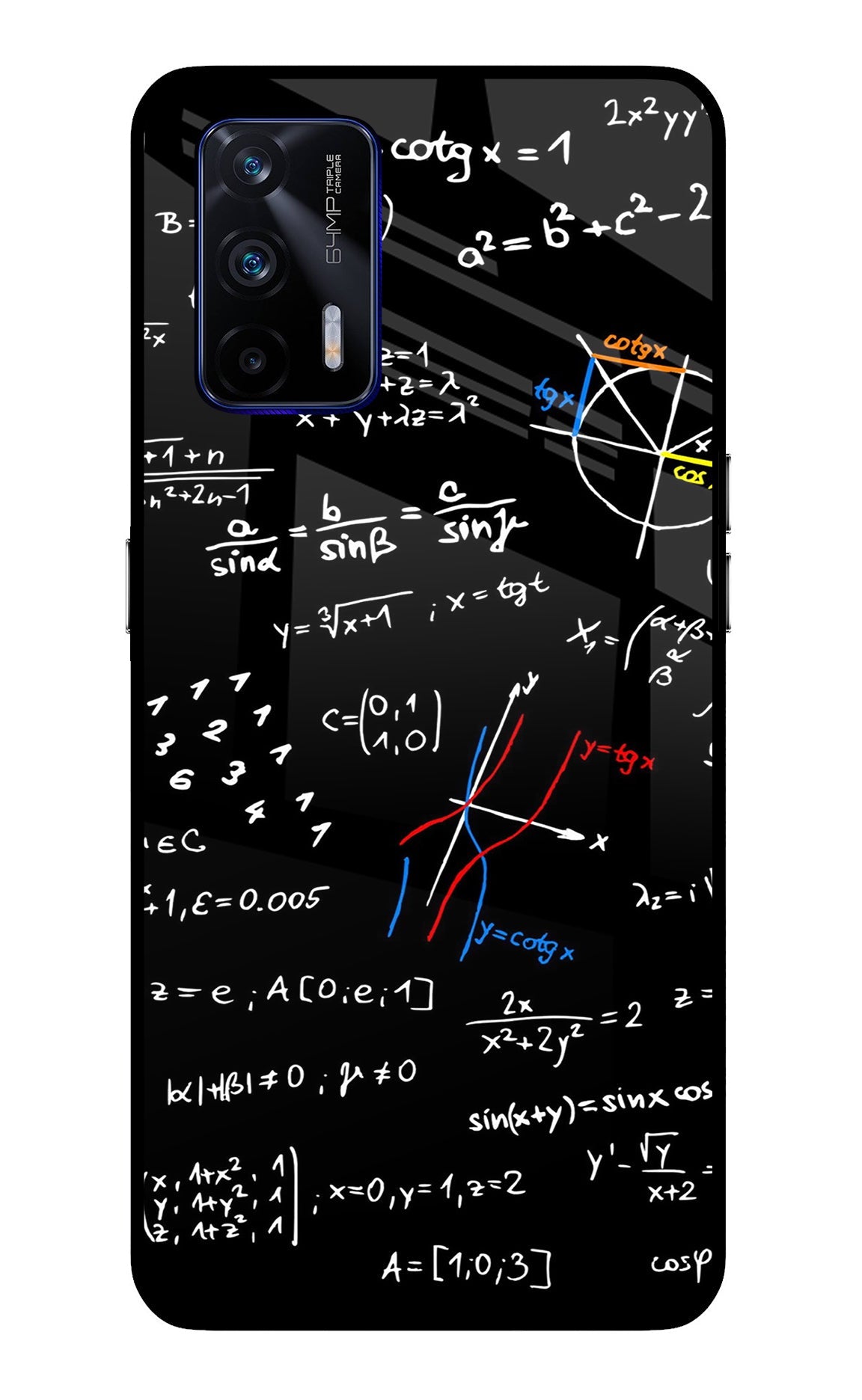 Mathematics Formula Realme GT 5G Glass Case