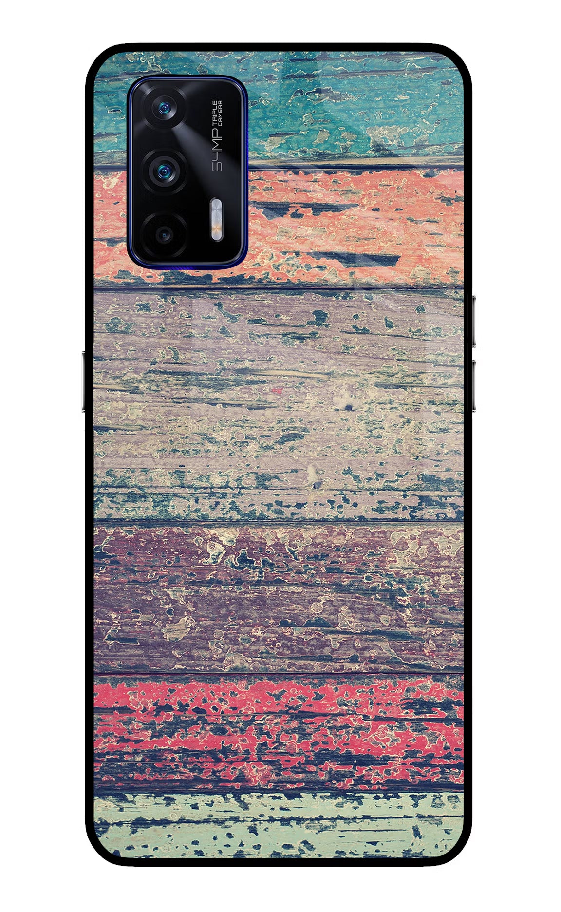 Colourful Wall Realme GT 5G Glass Case Back Cover by Casekaro