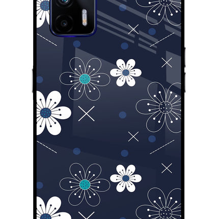 Flowers Realme GT 5G Glass Case