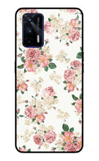 Flowers Realme GT 5G Glass Case