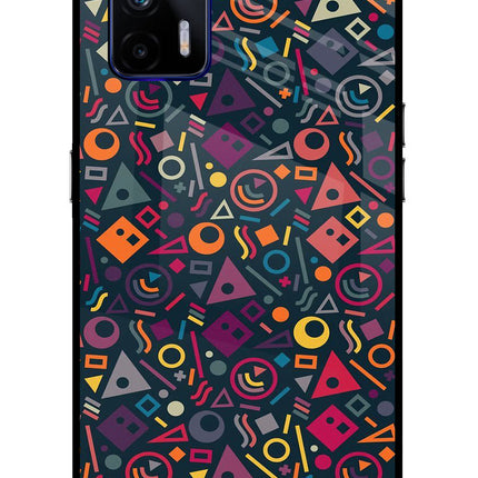 Geometric Abstract Realme GT 5G Glass Case