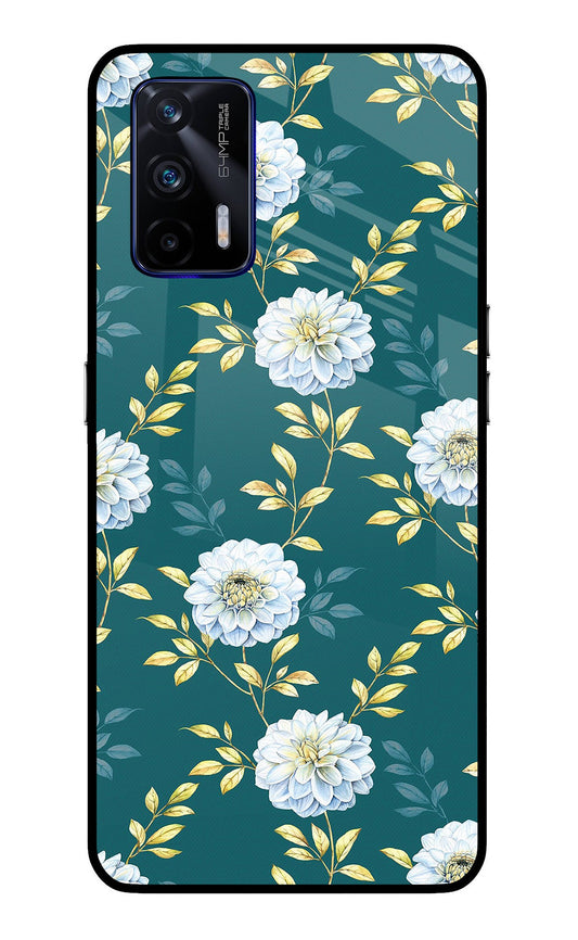 Flowers Realme GT 5G Glass Case