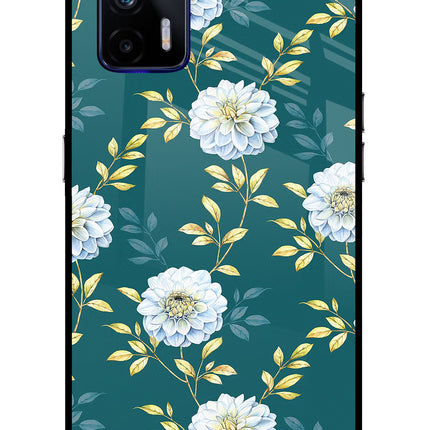 Flowers Realme GT 5G Glass Case