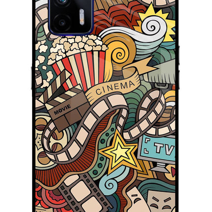 Cinema Abstract Realme GT 5G Glass Case