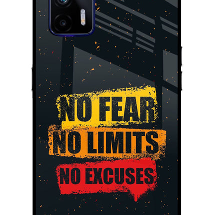 No Fear No Limits No Excuse Realme GT 5G Glass Case