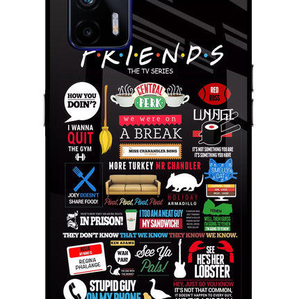 FRIENDS Realme GT 5G Glass Case