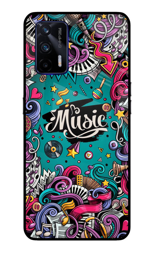 Music Graffiti Realme GT 5G Glass Case
