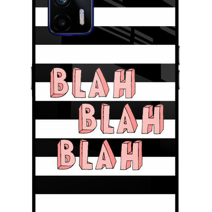 Blah Blah Blah Realme GT 5G Glass Case