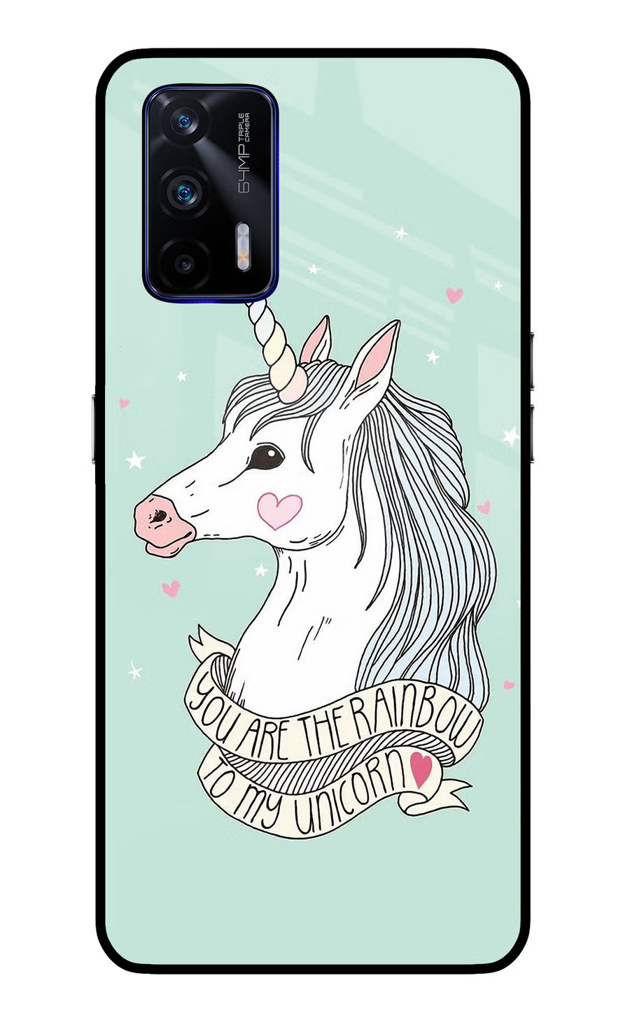 Unicorn Wallpaper Realme GT 5G Back Cover, Glass case