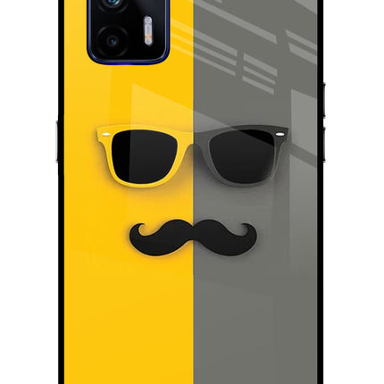 Sunglasses with Mustache Realme GT 5G Glass Case