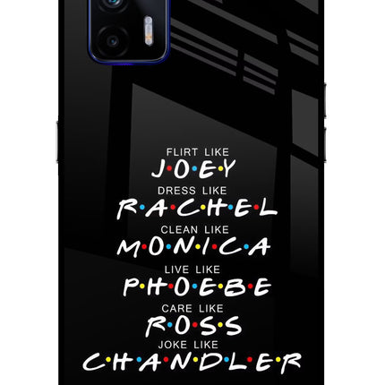 FRIENDS Character Realme GT 5G Glass Case