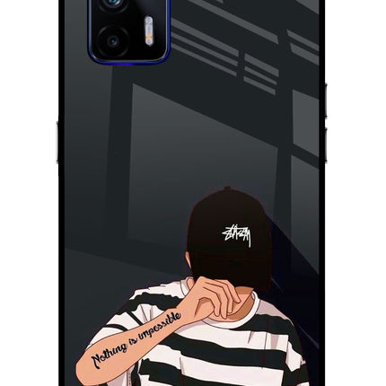 Aesthetic Boy Realme GT 5G Glass Case
