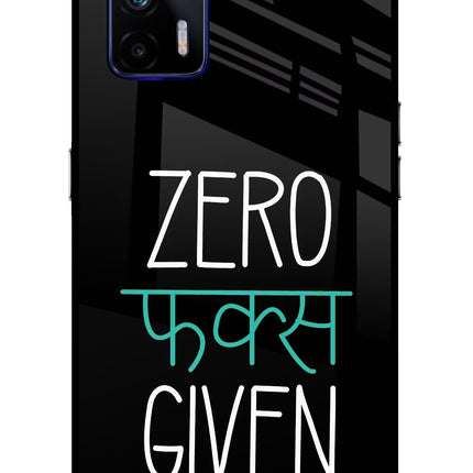Zero Fucks Given Realme GT 5G Glass Case