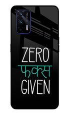 Zero Fucks Given Realme GT 5G Glass Case
