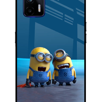 Minion Laughing Realme GT 5G Glass Case