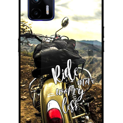 Ride More Worry Less Realme GT 5G Glass Case