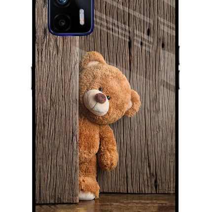 Teddy Wooden Realme GT 5G Glass Case