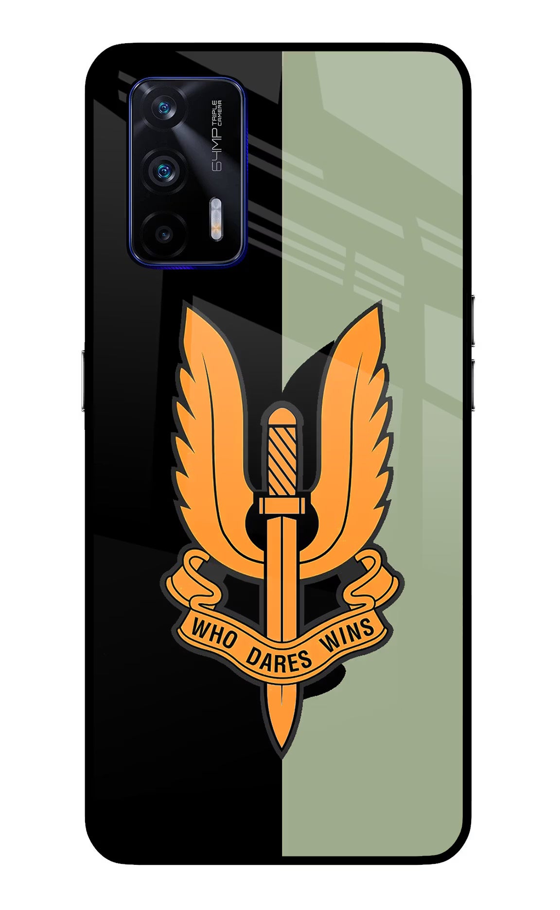 Balidan Logo Realme GT 5G Glass Case Back Cover by Casekaro