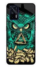 Green Owl Realme GT 5G Glass Case