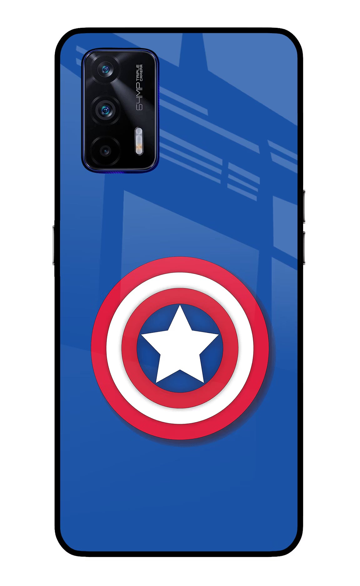 Shield Realme GT 5G Glass Case Back Cover by Casekaro